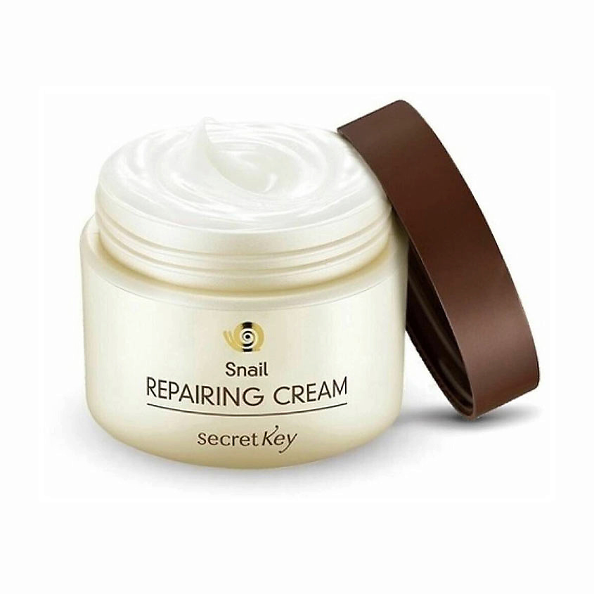 Secret Key Восстанавливающий крем для лица с муцином улитки Snail Repairing Cream – фото 3