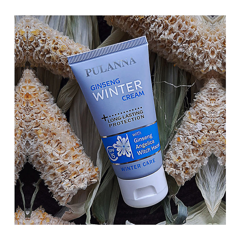 PULANNA Зимний крем для лица spf 15 с женьшенем, витамином Е