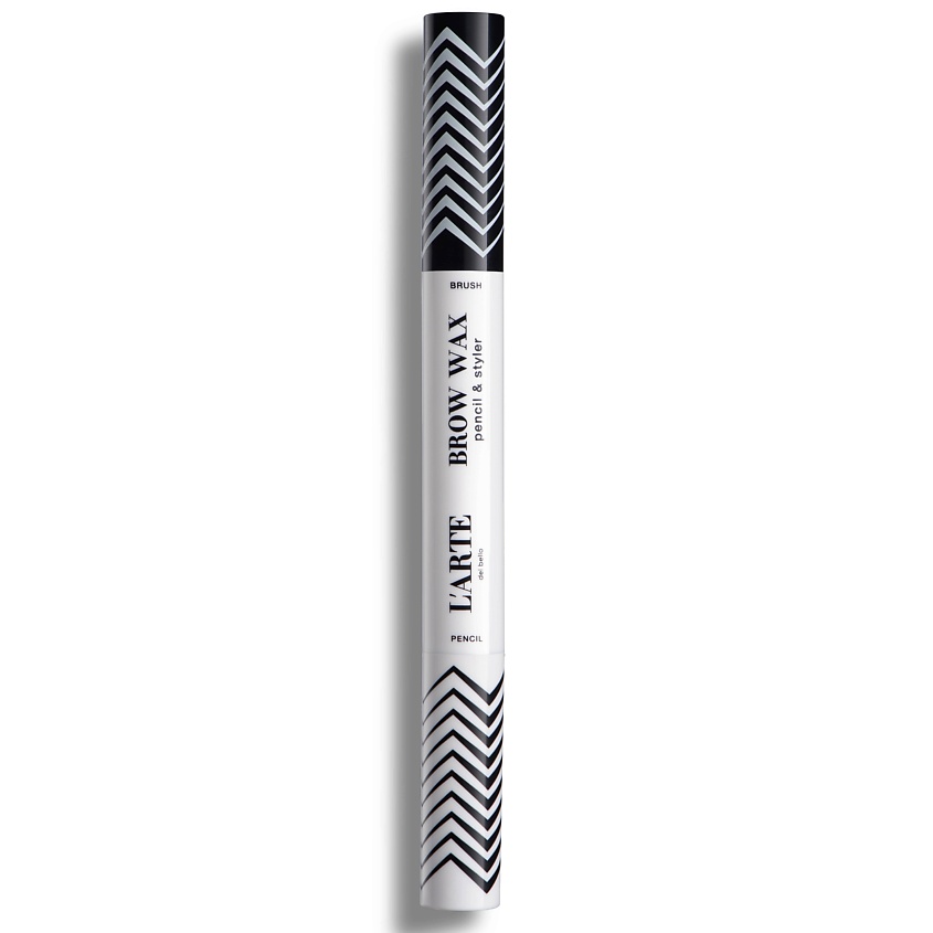 L'ARTE DEL BELLO Воск-карандаш для фиксации бровей Brow wax pencil & styler, прозрачный – фото 5