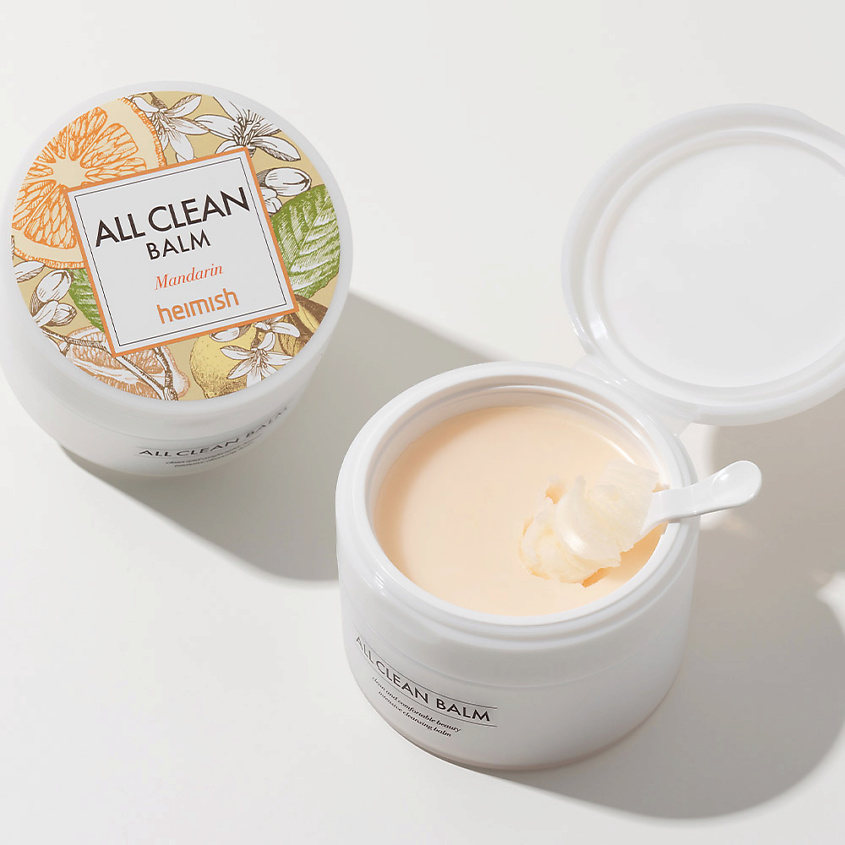 HEIMISH Очищающий бальзам для снятия макияжа с мандарином Heimish All Clean Balm Mandarin – фото 4