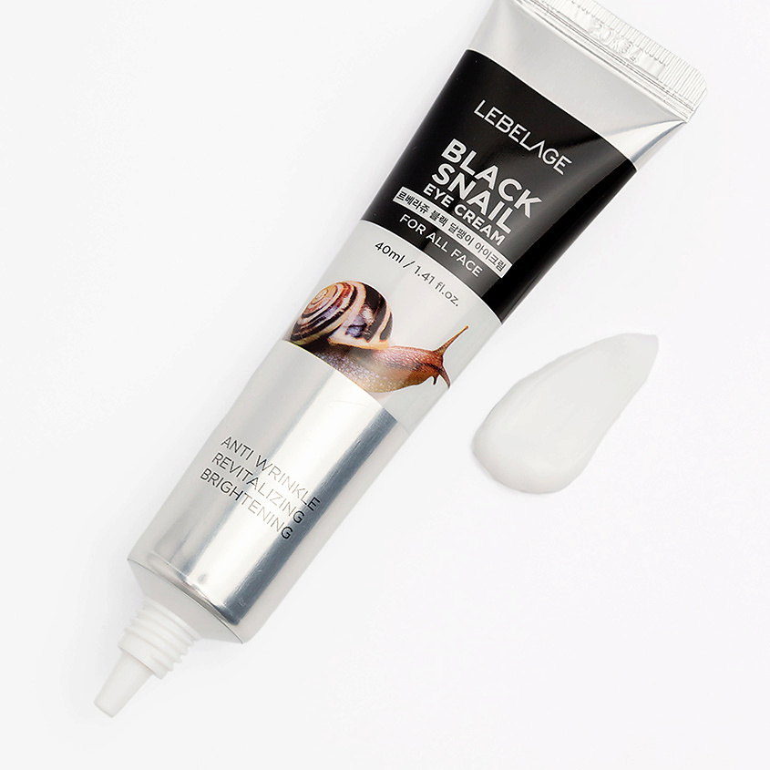LEBELAGE Крем для области вокруг глаз с муцином чёрной улитки – фото 4