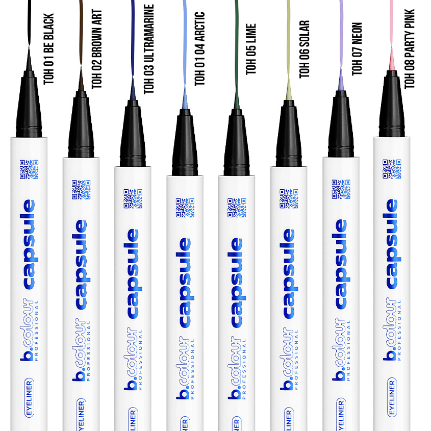 B.COLOUR PROFESSIONAL Подводка для глаз водостойкая CAPSULE – фото 2
