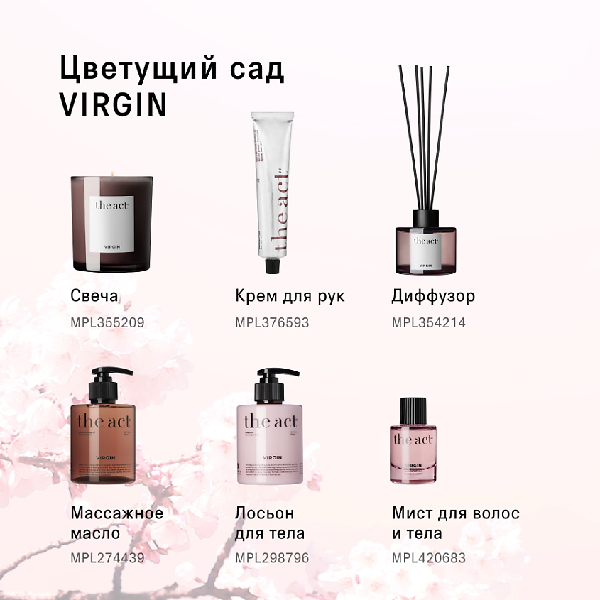THE ACT Гель для душа с ароматом цветущей сакуры – фото 9