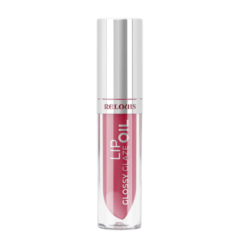 RELOUIS Масло для губ Glossy Glaze, тон 04 Euphoria - сочный и терпкий оттенок лилового – фото 5