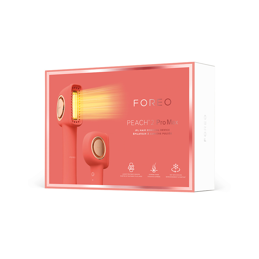 FOREO PEACH+2 美顔器（美品） FOREO Фотоэпилятор PEACH 2 Pro Max для удаления волос на лице и