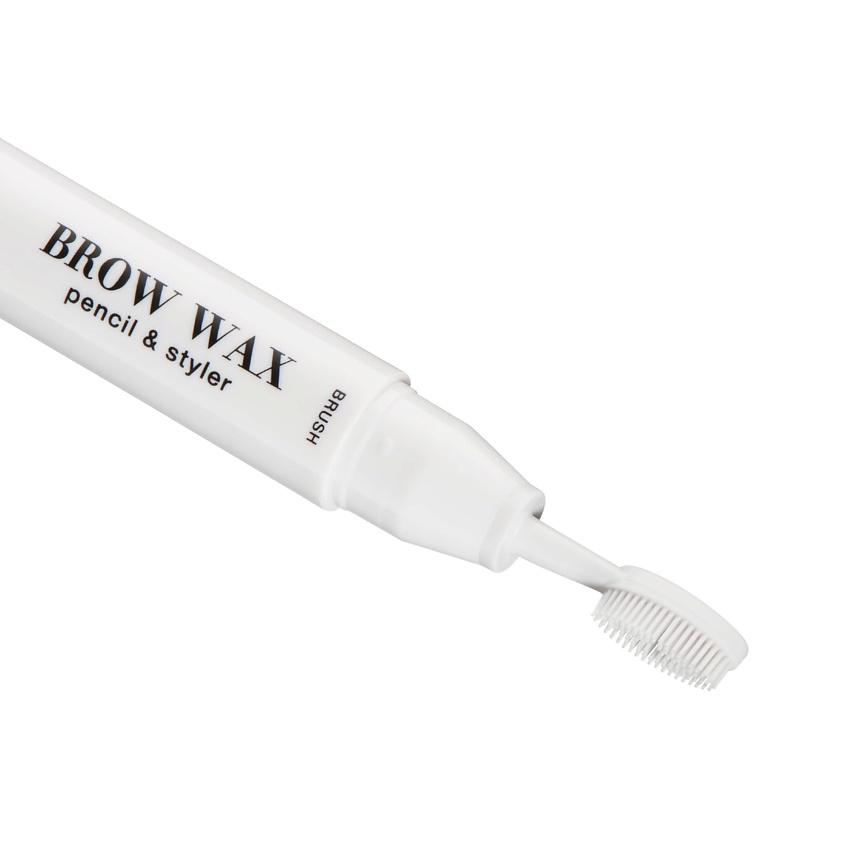 L'ARTE DEL BELLO Воск-карандаш для фиксации бровей Brow wax pencil & styler, прозрачный – фото 4