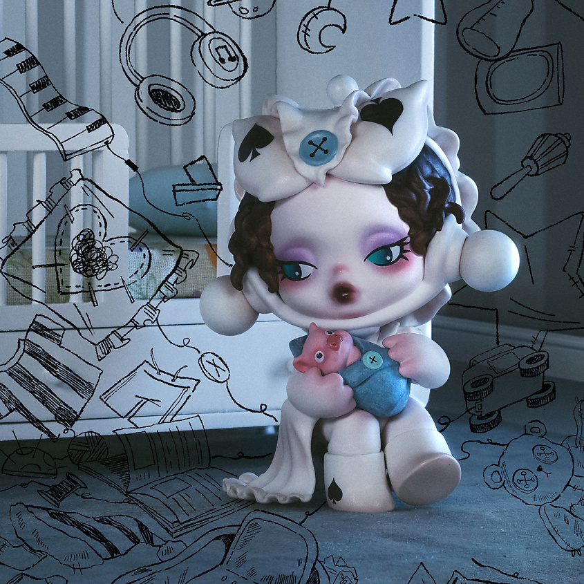 POP MART Коллекционная фигурка Skullpanda Everyday Wonderland