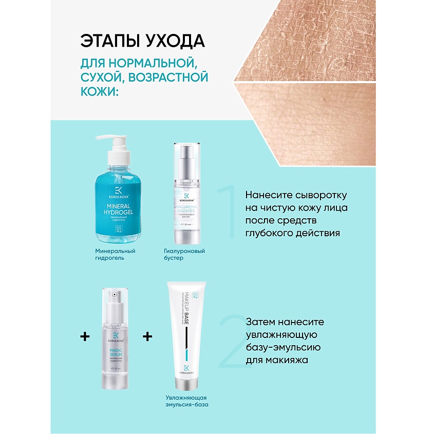 KOROLKOVA Увлажняющая магическая сыворотка быстрого действия для лица – фото 2