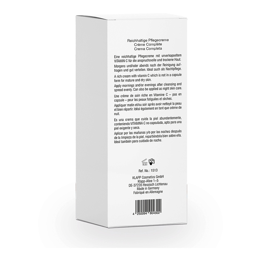 KLAPP COSMETICS Витаминный крем C PURE Cream Complete – фото 3