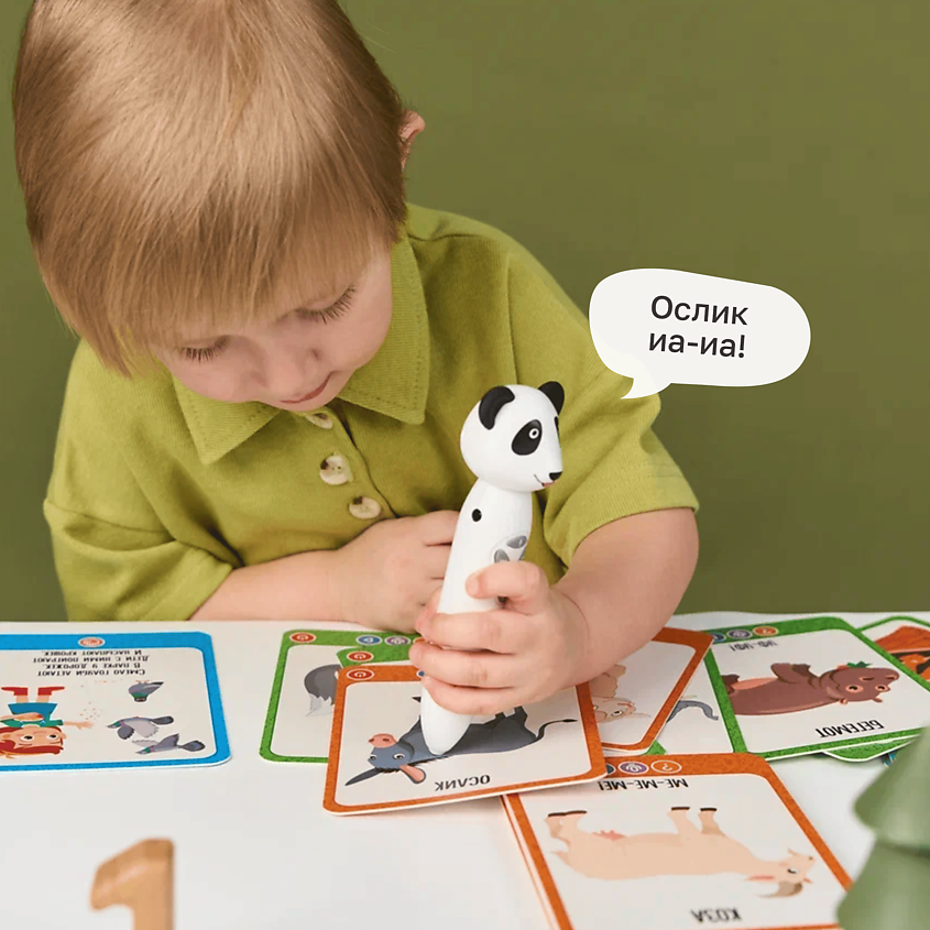 BERTTOYS Логопедические развивающие карточки - Подражалки Зверюшки – фото 7