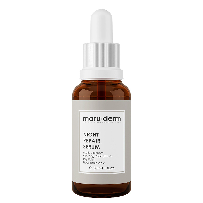 MARU∙DERM Ночная сыворотка для лица Night Repair Serum, 30 мл – фото 6
