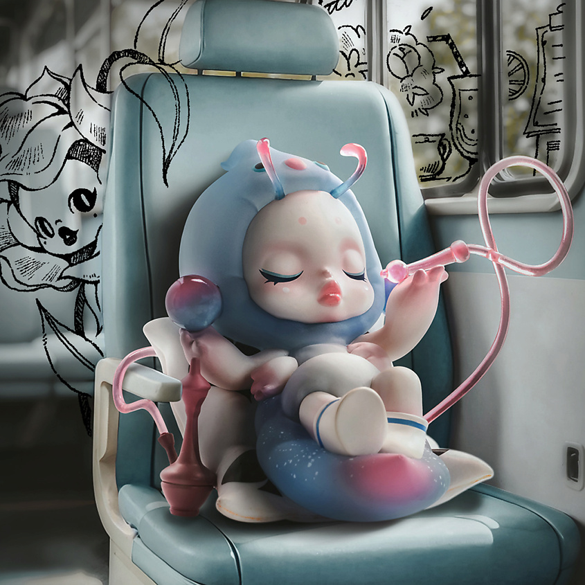 POP MART Коллекционная фигурка Skullpanda Everyday Wonderland