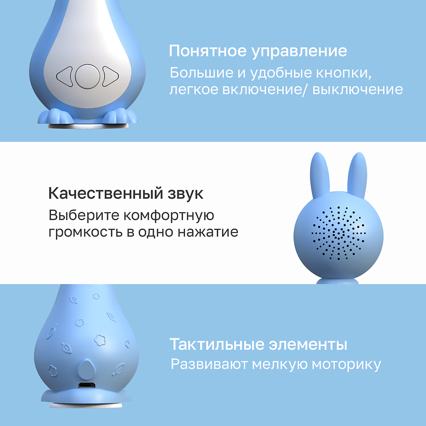 BERTTOYS Интерактивная игрушка для новорожденных детей Зайчик Няня – фото 9
