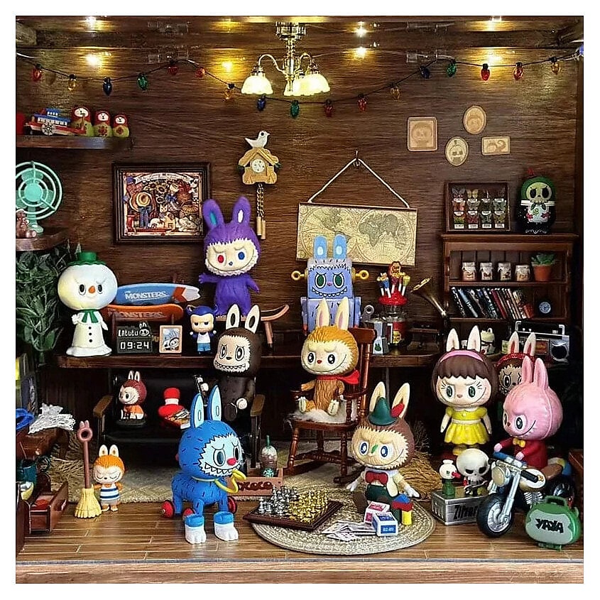 POP MART Игрушка Toy Collection plush doll + winding walking doll, 15см – фото 2