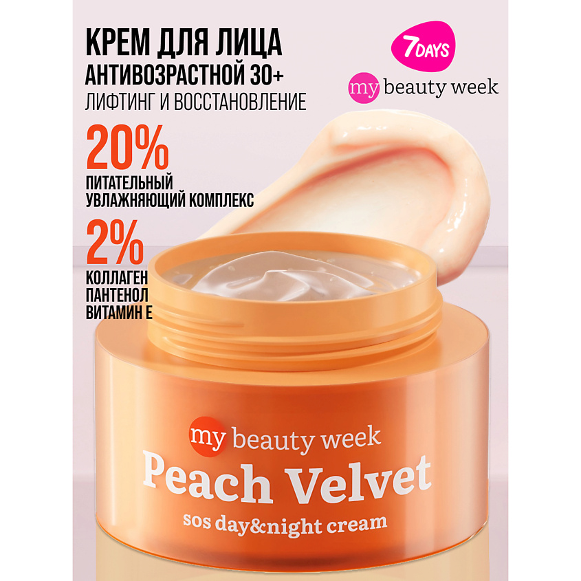 7DAYS Крем для лица питательный антивозрастной MY BEAUTY WEEK – фото 12
