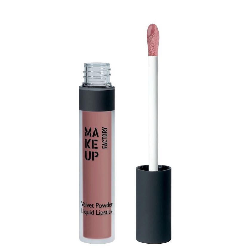 MAKE UP FACTORY Помада жидкая Velvet Powder Liquid Lipstick, № 08 Really Nude, 3,3 мл – фото 2