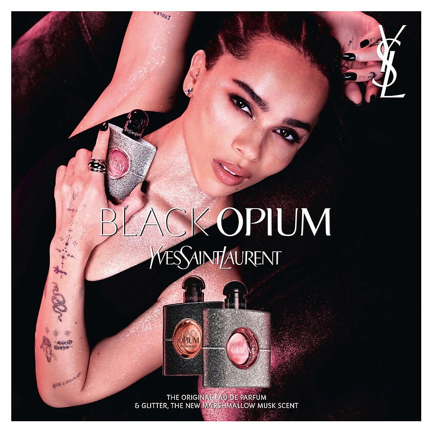YVES SAINT LAURENT Парфюмерная вода Black Opium Glitter – фото 4