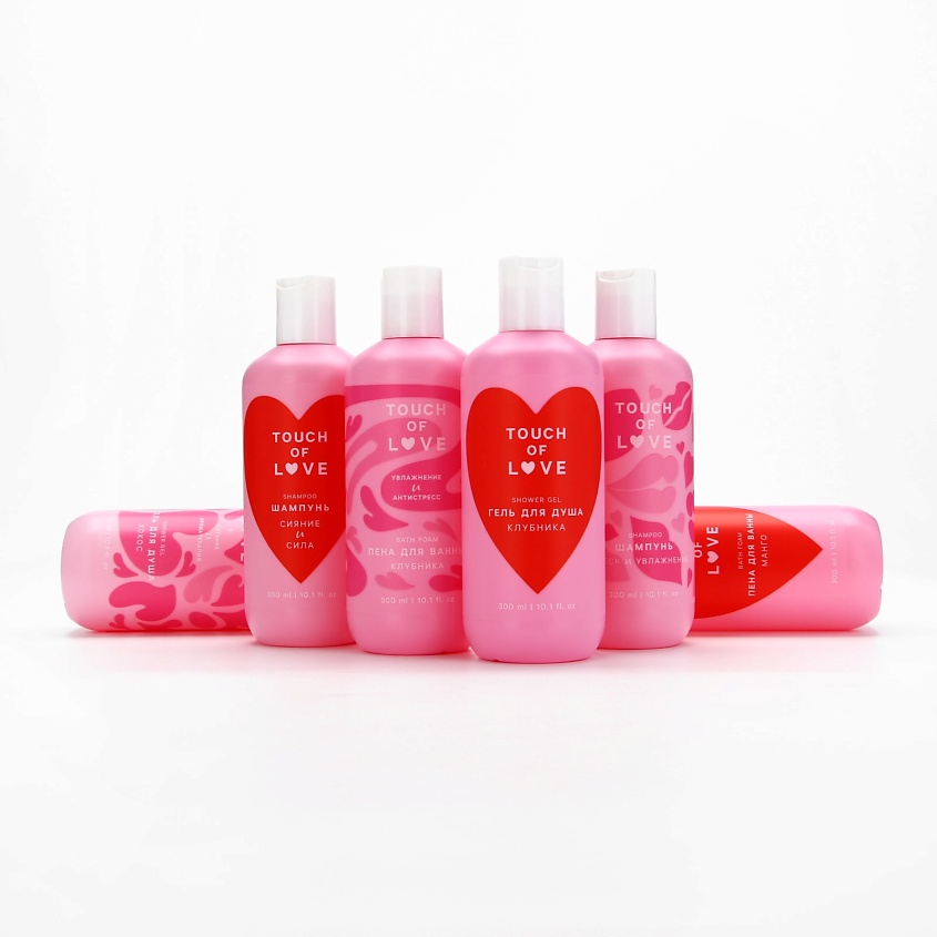 РЯБИНА Пена для ванны Touch of love, аромат клубника – фото 7