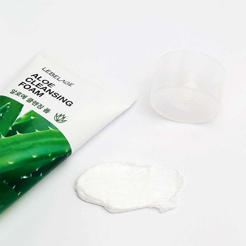 LEBELAGE Пенка для умывания с экстрактом алоэ – фото 4
