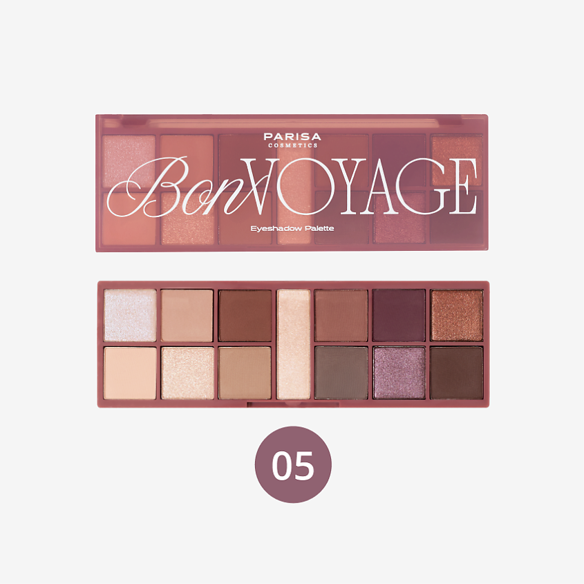 PARISA COSMETICS Набор теней для век Bon Voyage – фото 6