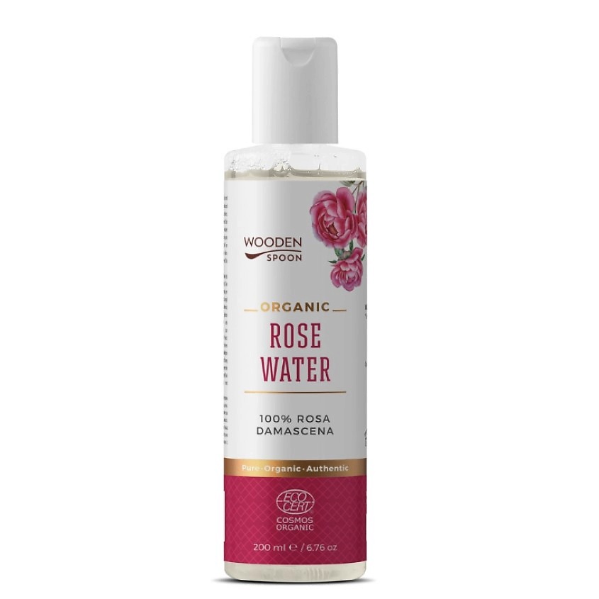 WOODEN SPOON Вода розовая натуральная для лица Rose Water 100% Rosa Damascena – фото 2