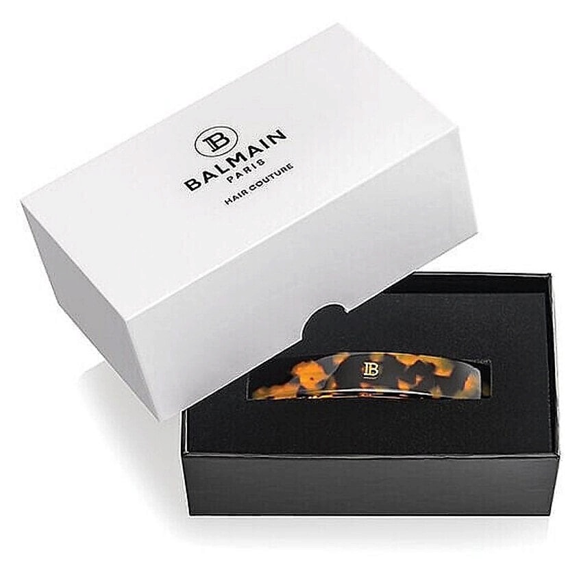 BALMAIN Заколка для волос Balmain Paris Medium Tortoise Shell – фото 1