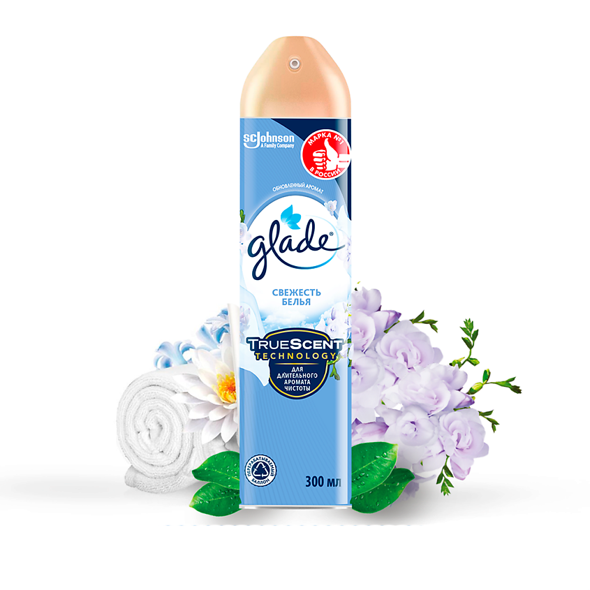 GLADE Освежитель воздуха Свежесть белья – фото 1
