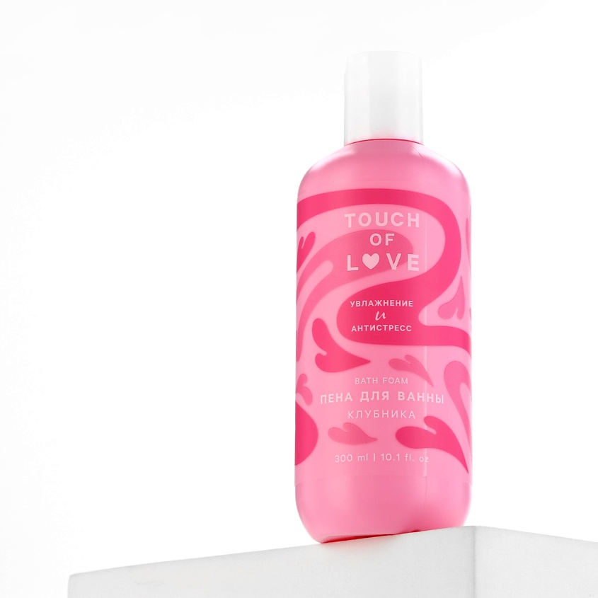 РЯБИНА Пена для ванны Touch of love, аромат клубника – фото 1