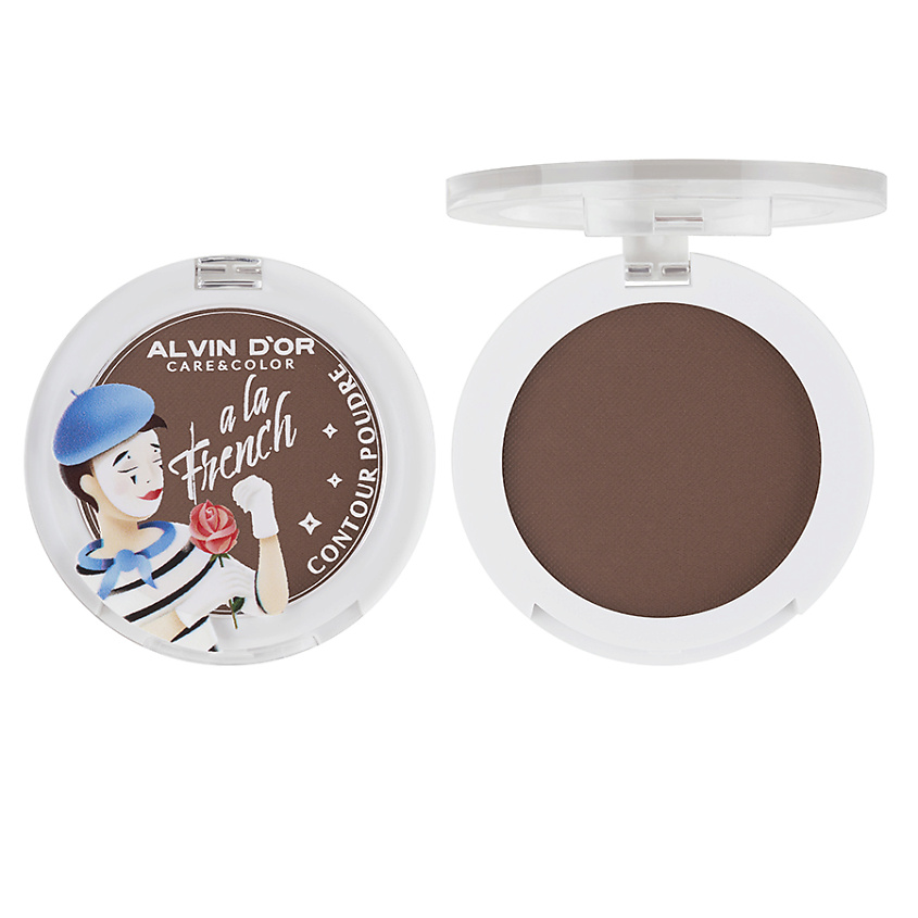 ALVIN D’OR Пудра-контуринг для лица Contour poudre A LA FRENCH – фото 2