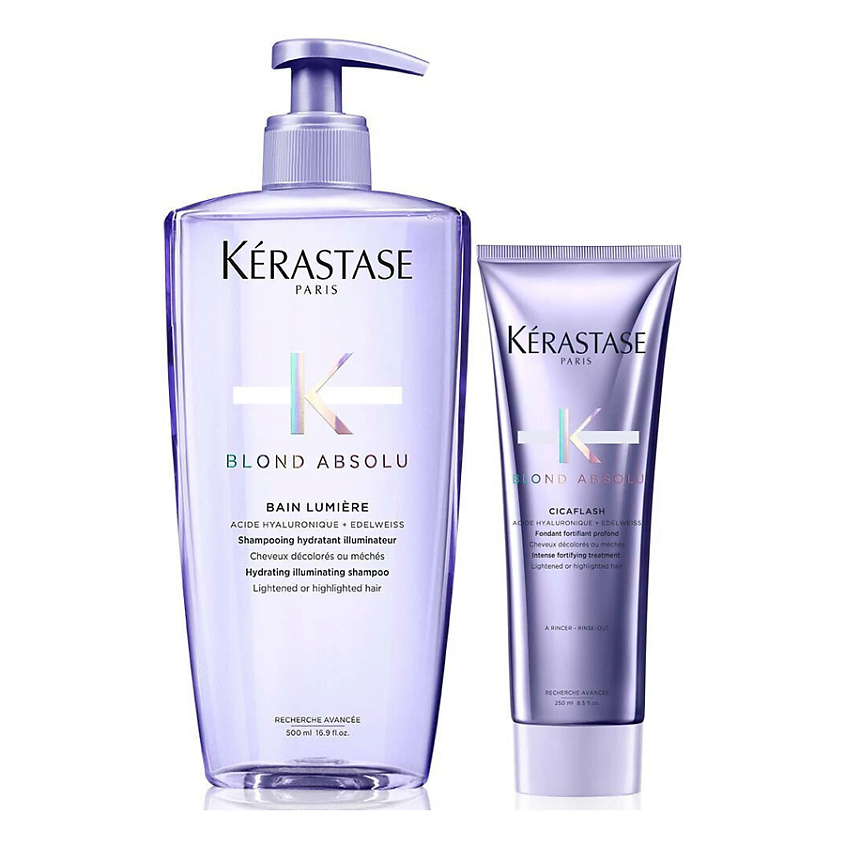KERASTASE Увлажняющий набор для ухода за осветленными волосами Blond Absolu Bain Lumiere – фото 2