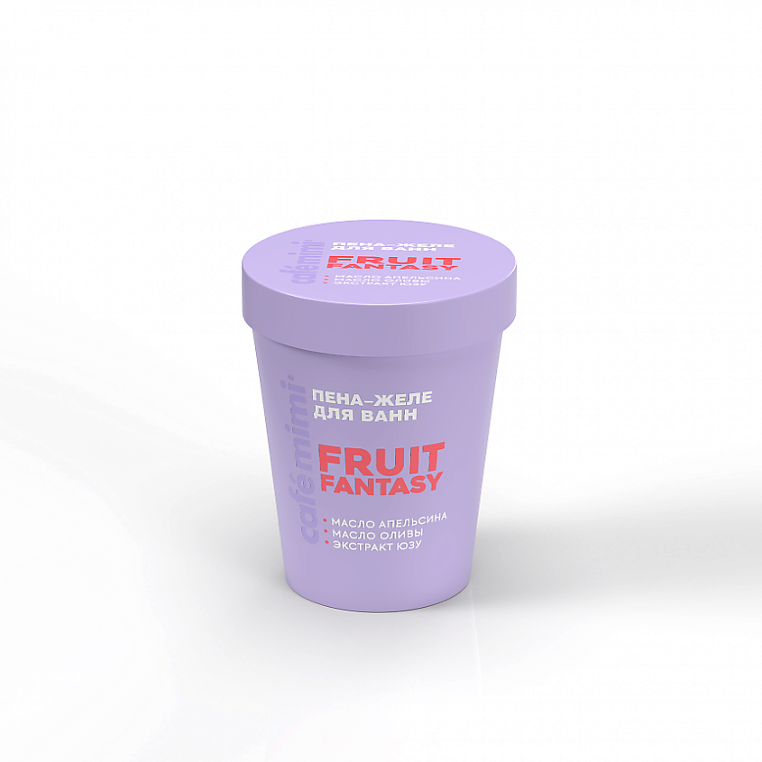 CAFÉ MIMI Пена-желе для ванн FRUIT FANTASY – фото 2