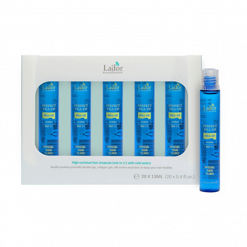 LADOR Филлер для восстановления волос Perfect Fill-Up High-Enriched Hair Ampoule – фото 1