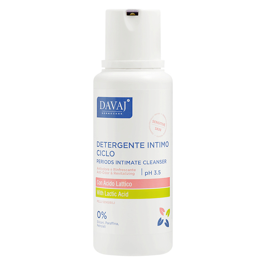 DAVAJ Средство для интимной гигиены с молочной кислотой Periods Intimate Cleanser – фото 1