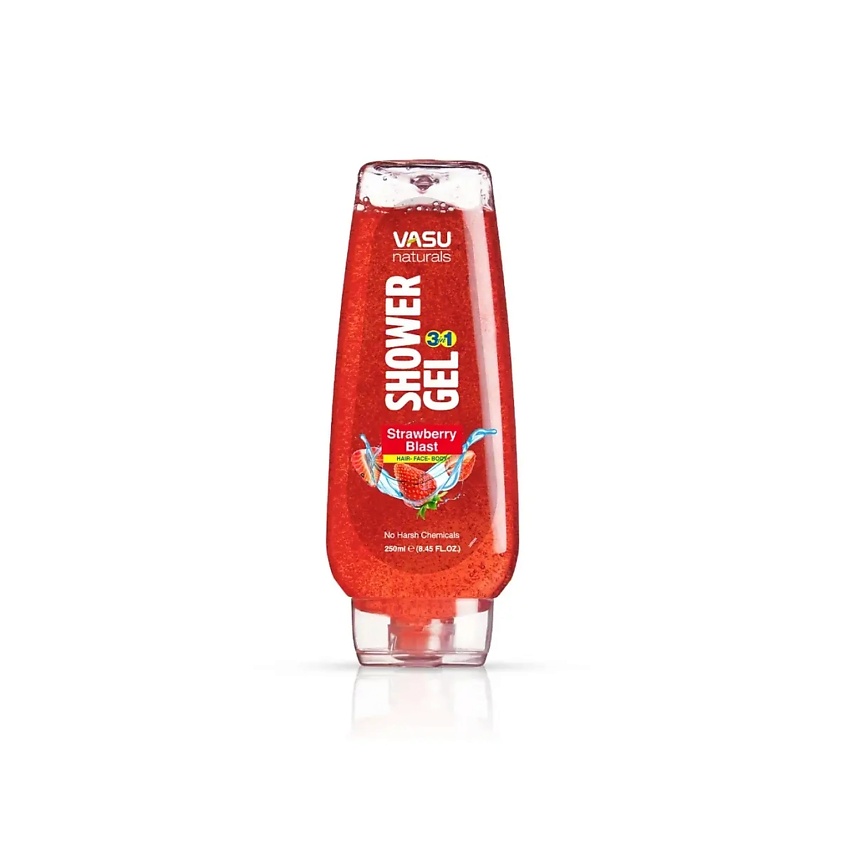 VASU Гель для душа клубничный взрыв (Strawberry Blast) – фото 1