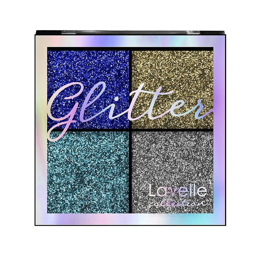 LAVELLE COLLECTION Тени для век "Glitter" Карнавал, 1 шт – фото 1