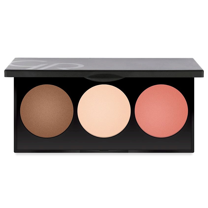 GOLDEN ROSE Набор для лица METALS SCULPTING PALETTE – фото 2