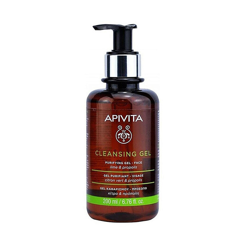 APIVITA Очищающий гель для лица Propolis & Lime – фото 1
