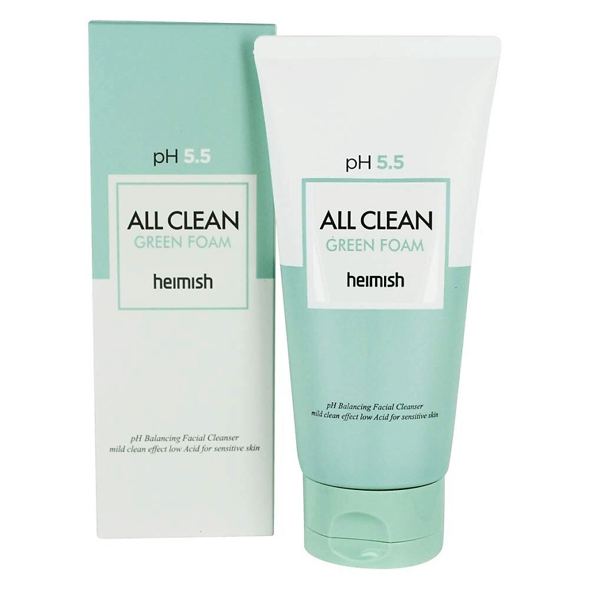 HEIMISH Слабокислотный гель для умывания для чувствительной кожи Heimish pH 5.5 All Clean Green Foam – фото 1