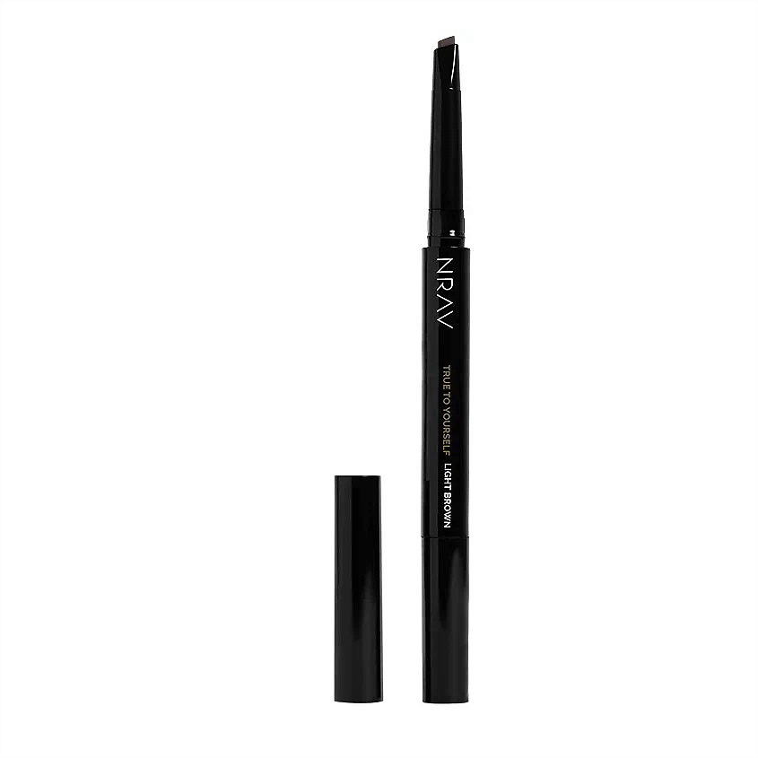 NRAV Автоматический карандаш для бровей BROW PENCIL PERFECT BASE, LIGHT BROWN – фото 1