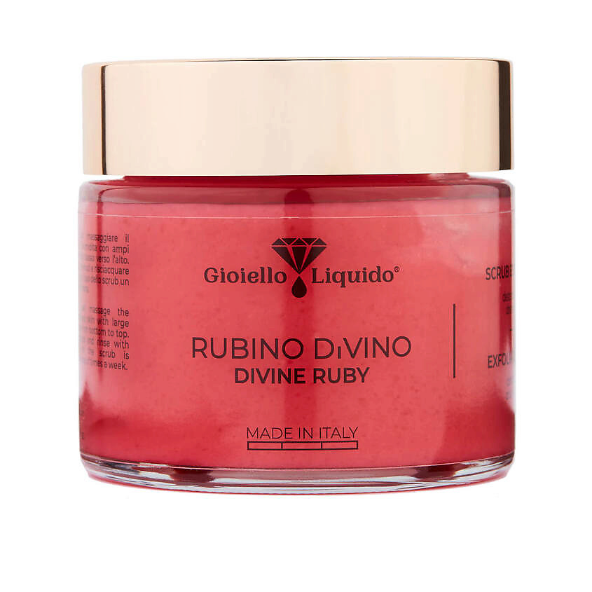 GIOIELLO LIQUIDO Скраб-эксфолиант для тела "Божественный рубин" Divine Ruby – фото 1