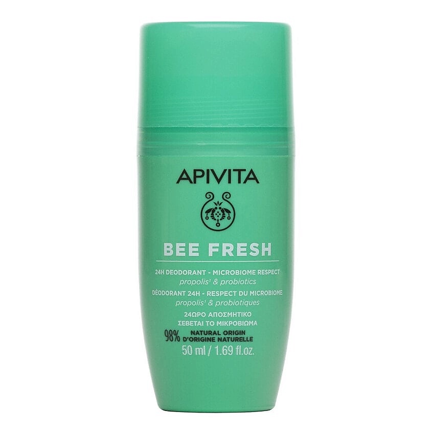 APIVITA Дезодорант с прополисом и пробиотиками Be Fresh 24 часа защиты – фото 1