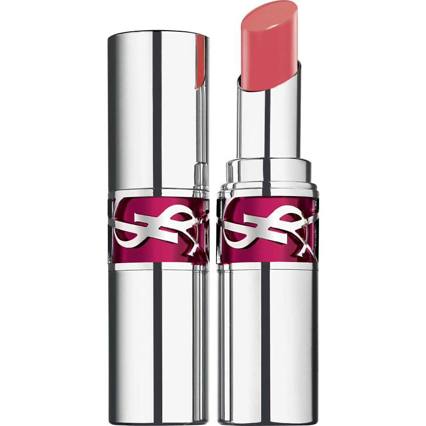 YVES SAINT LAURENT Губная помада-бальзам CANDY GLAZE LIP GLOSS STICK, 12 Coral Excitement – фото 1