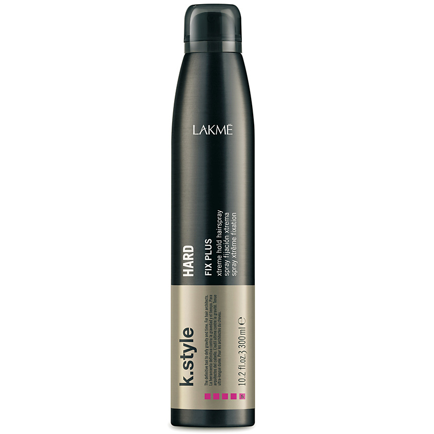 LAKME Лак для укладки волос экстра сильной фиксации K. Style Hard Fix Plus Hairspray – фото 2