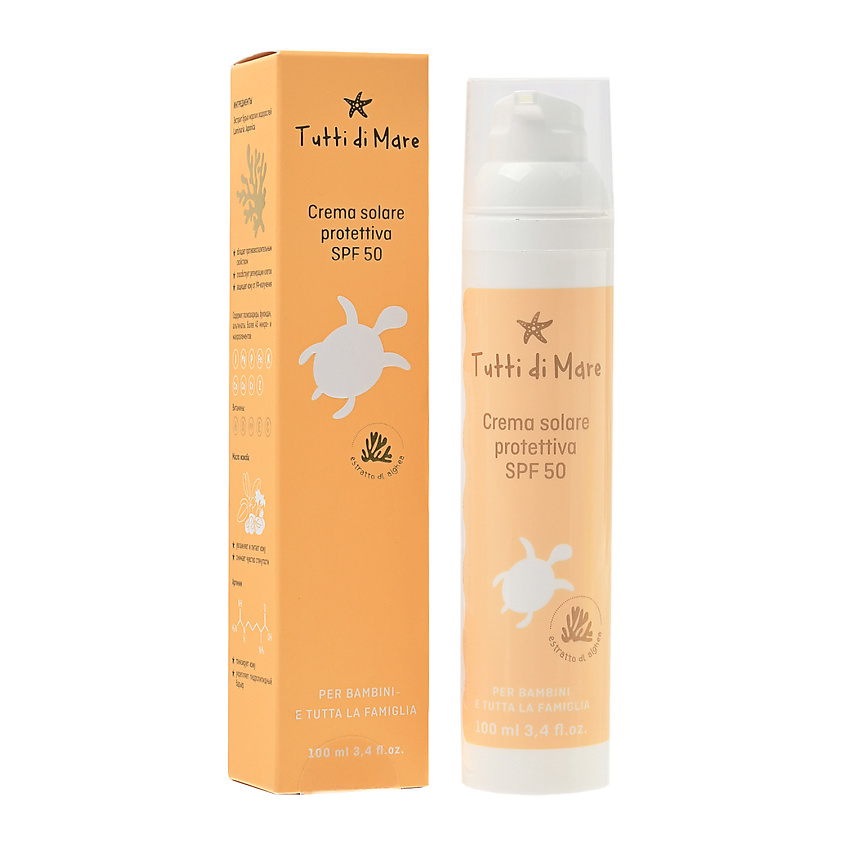 TUTTI DI MARE Солнезащитный крем SPF 50 для малышей и всей семьи – фото 1