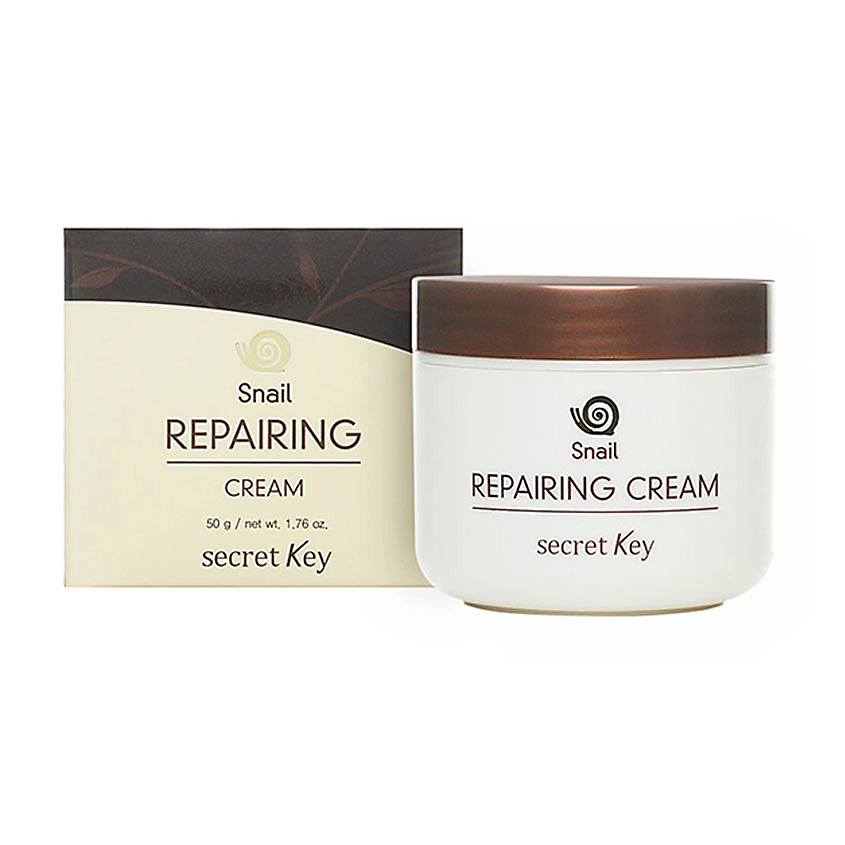 Secret Key Восстанавливающий крем для лица с муцином улитки Snail Repairing Cream – фото 1
