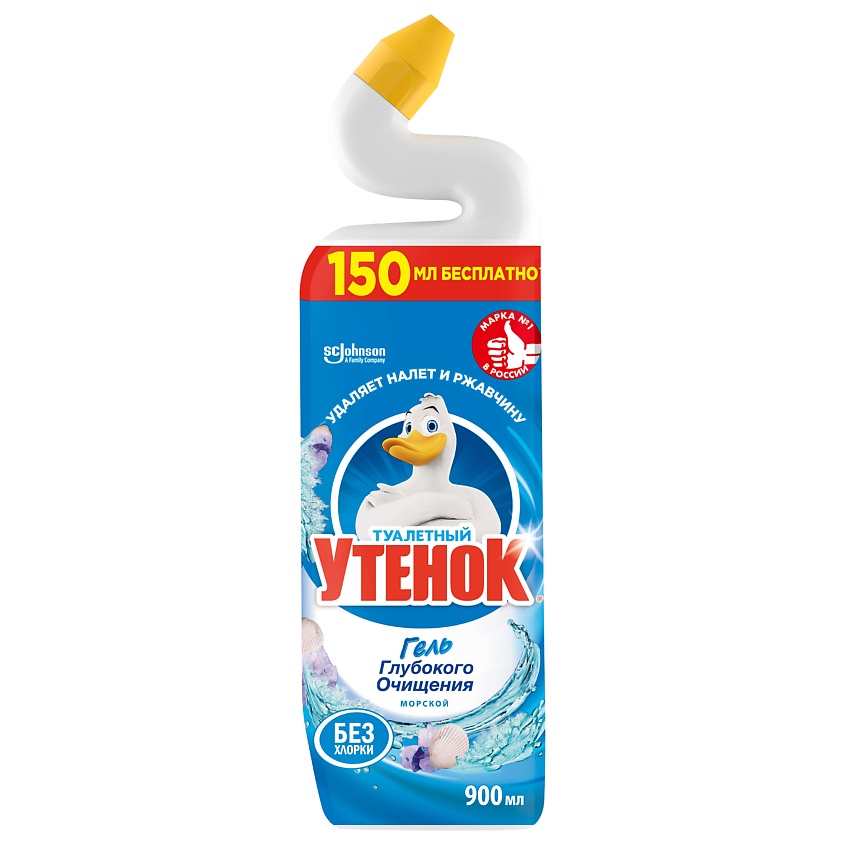 ТУАЛЕТНЫЙ УТЕНОК Чистящее средство для унитаза Морской – фото 1