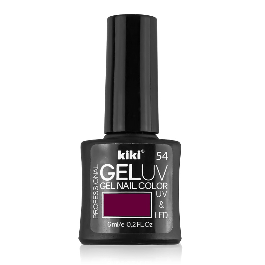 KIKI Гель-лак для ногтей Gel Uv&Led, 54 сливовый – фото 1