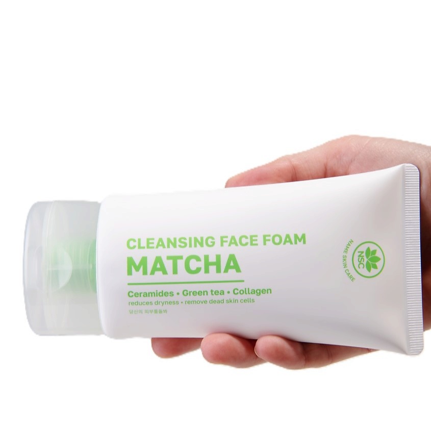 NAME SKIN CARE Пенка для умывания с Матчей и Коллагеном Cleansing Face Foam Matcha – фото 3