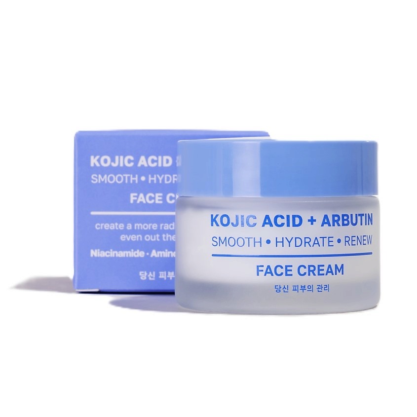 NAME SKIN CARE Крем для лица выравнивающий с Койевой кислотой и Арбутином Kojic Acid + Arbutin Smooth Hydrate Renew Face Cream – фото 5