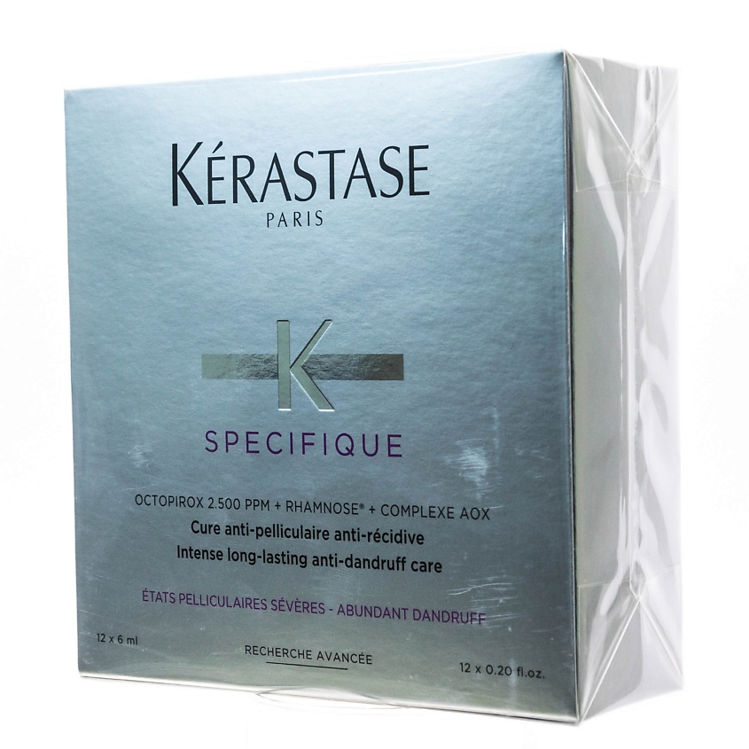 KERASTASE Интенсивный курс от выпадения волос гаммы «Specifique/Специфик»  Cure Anti - Pelliculaire – фото 2